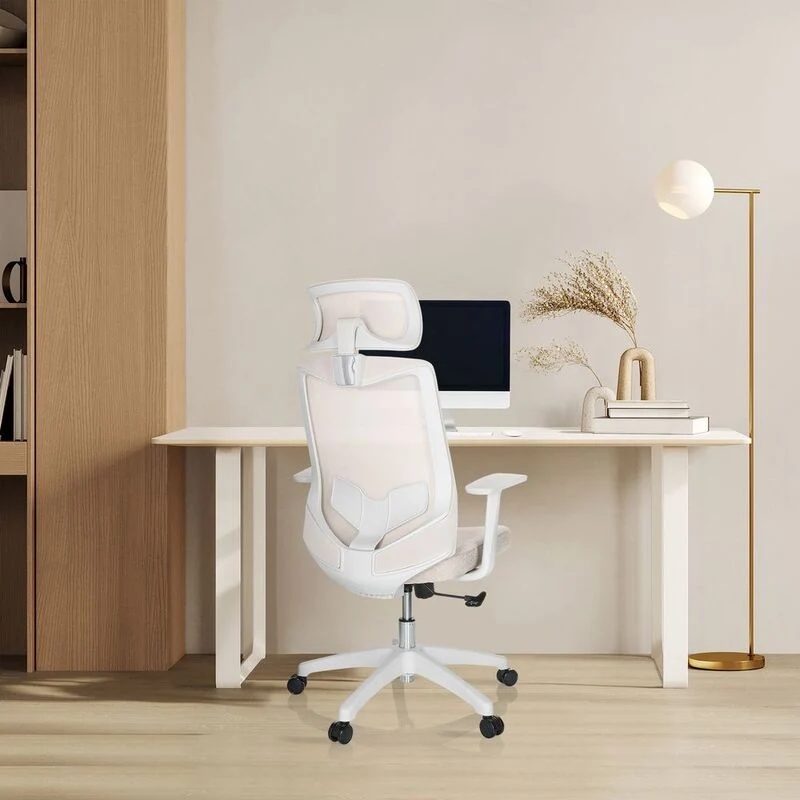 B-Ware hjh OFFICE MIKEO W Home Office Bürostuhl Beige Drehstuhl Arbeitsstuhl Stuhl B796