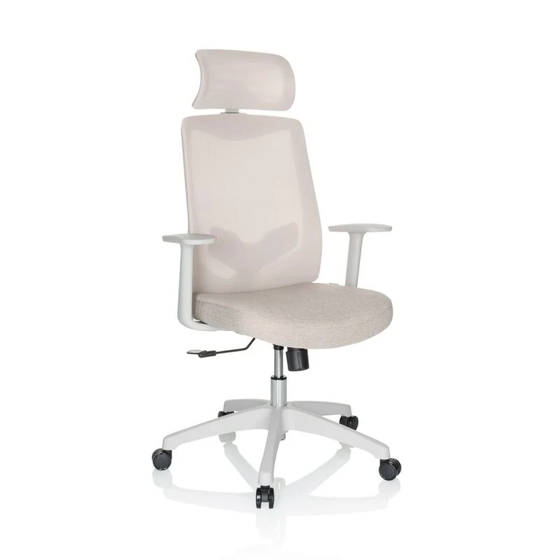 B-Ware hjh OFFICE MIKEO W Home Office Bürostuhl Beige Drehstuhl Arbeitsstuhl Stuhl B796