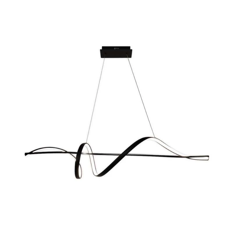 B-Ware Milagro Lighting LED Hängeleuchte Pendelleuchte Sash Metall schwarz 4000K 1232