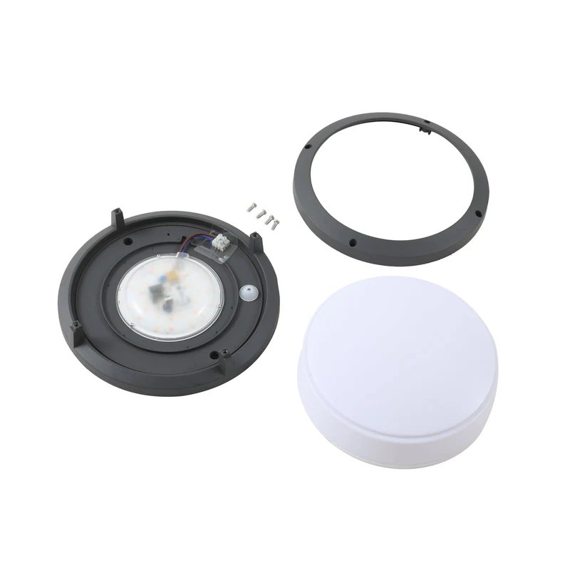 B-Ware Lindby Außenleuchte Wandlampe LED Smart Licht Liren dunkelgrau WLAN RGB Tuya835