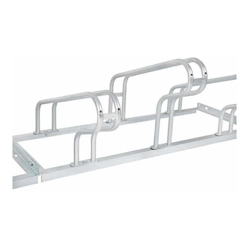 B-Ware STIER Fahrradständer für 3 Räder verzinkt Stahl Bügelparker Ständer 1050 mm