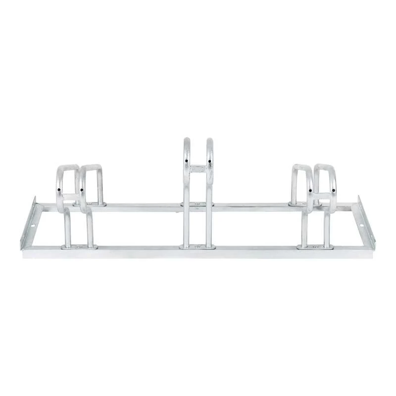 B-Ware STIER Fahrradständer für 3 Räder verzinkt Stahl Bügelparker Ständer 1050 mm