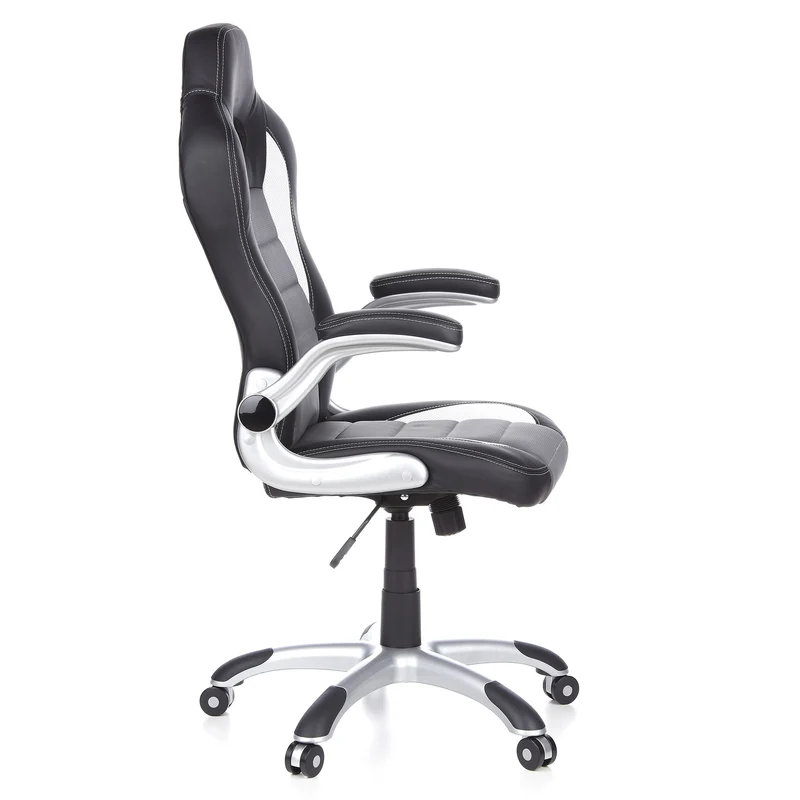 B-Ware hjh OFFICE Gaming Stuhl Drehstuhl Bürostuhl Kunstleder schwarz grau Armlehnen