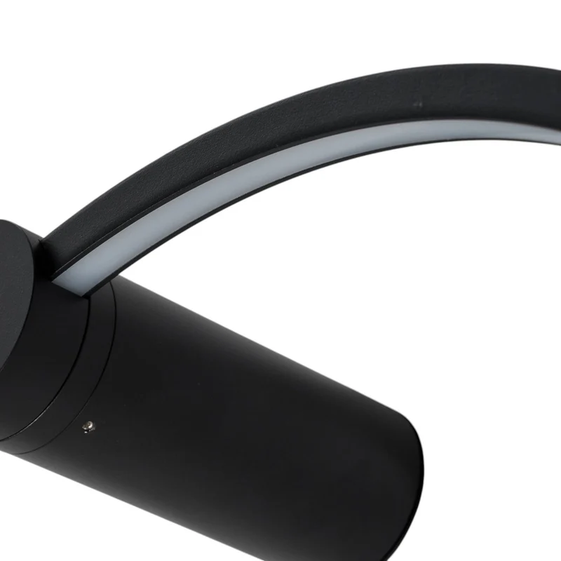 B-Ware Milagro Wandleuchte Wandlampe Saturno LED schwarz Aluminium 4.000 K Ø 50 cm 25 W