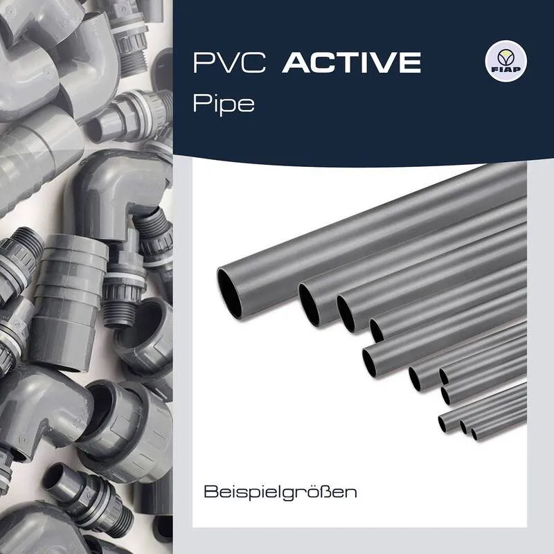 57x B-Ware FIAP Rohr Leitung PVC Rohrleitung PVCU 110 mm Wasserleitung 1 m 57 STÜCK