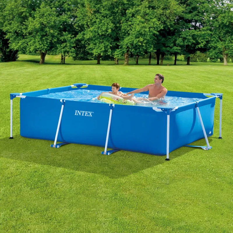 Aufstellpool 260x160x65 cm Blau aus PVC Intex