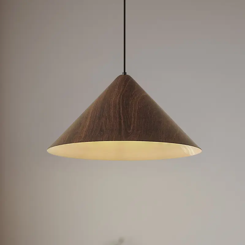 B-Ware Lindby Hängeleuchte Pendelleuchte Clarine Deckenlampe Holz Metall dimmbar Ø5966