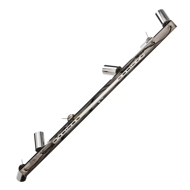 B-Ware Deckenspot Round chrom 6-flg linear Deckenleuchte Deckenlampe Lampe SIEHE TEXT