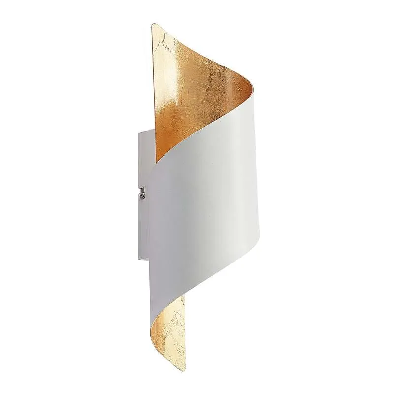B-Ware Lindby Wandleuchte Desirio LED Wandlampe dimmbar Akzentbeleuchtung weiß gold