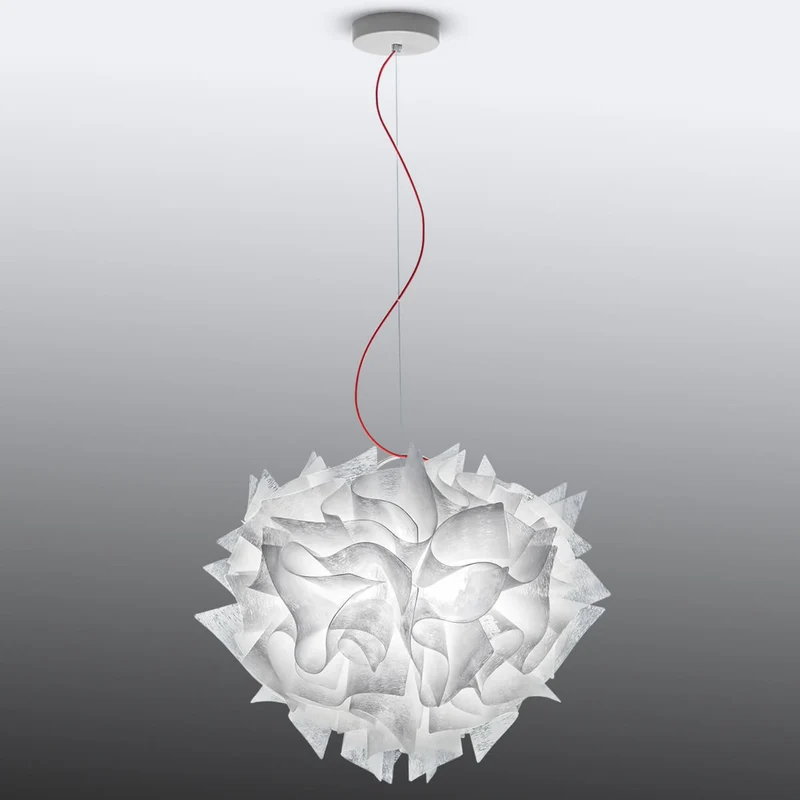 B-Ware SLAMP Pendelleuchte Hängelampe Veli Couture Weiß Opalflex
