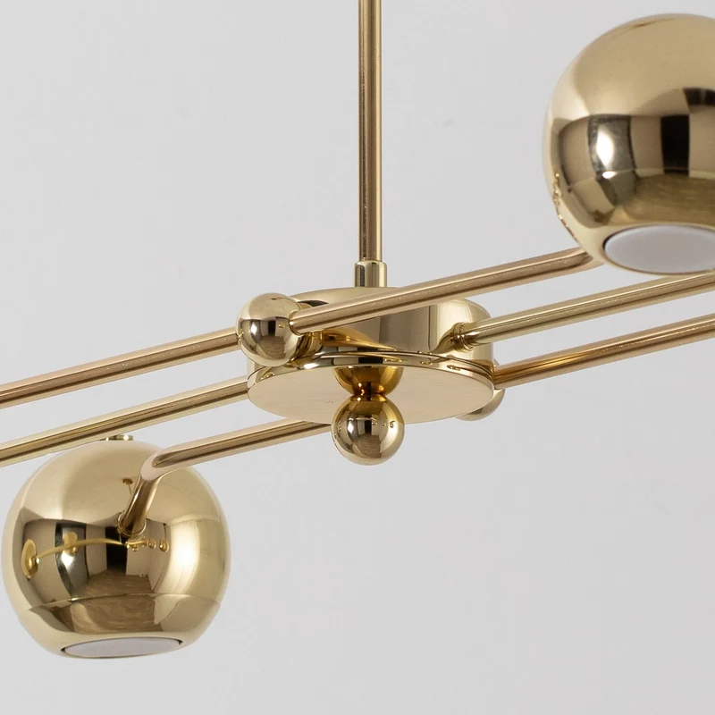 B-Ware Jupiter Hängeleuchte Tiana Pendelleuchte gold Stahl dimmbar LED 6flg SIEHE TEXT