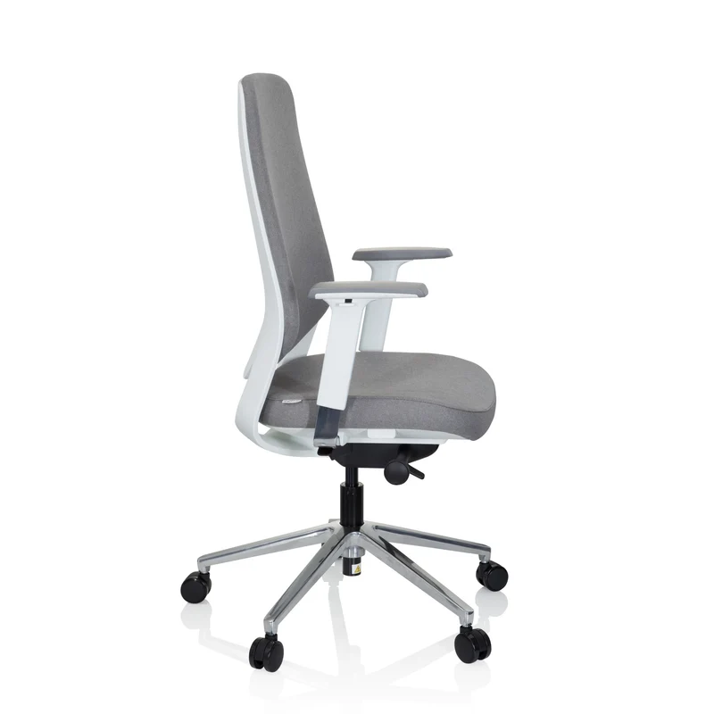 B-Ware hjh OFFICE Bürostuhl Drehsessel Stuhl grau Synchronmechanik Armlehnen Möbel729