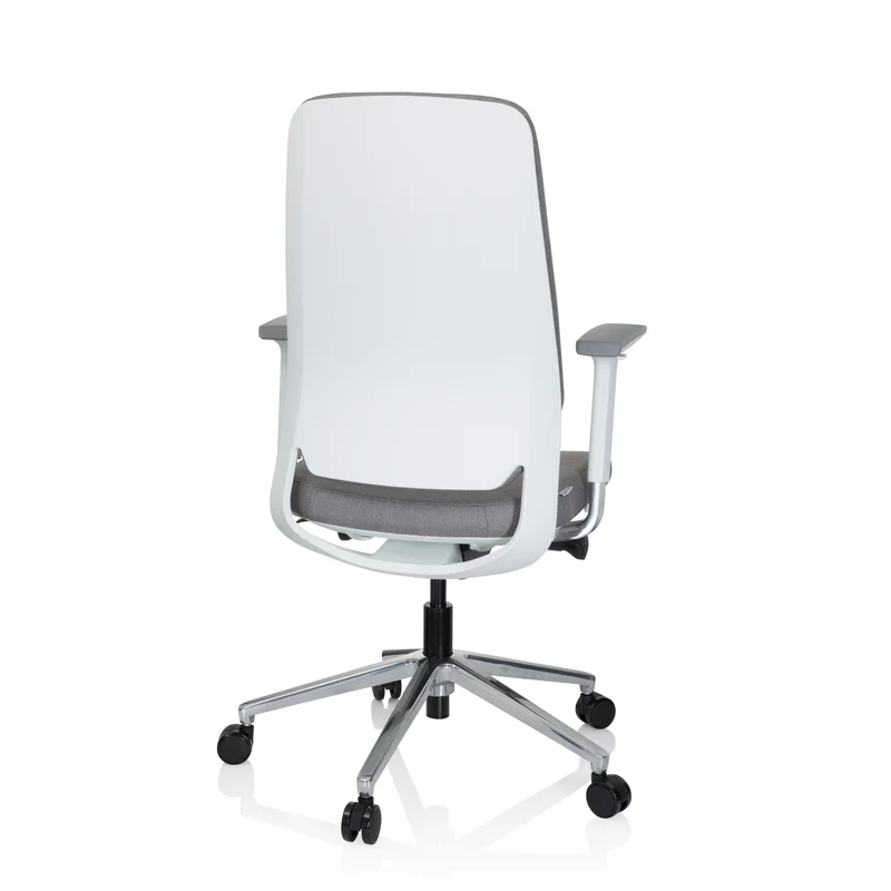 B-Ware hjh OFFICE Bürostuhl Drehsessel Stuhl grau Synchronmechanik Armlehnen Möbel729