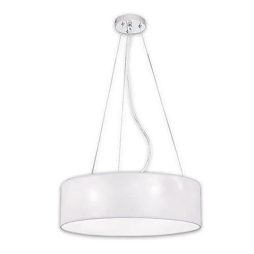 B-Ware Orion Runde Textil-Pendelleuchte Ufo mit weißem Schirm Deckenlampe Deckenlampe