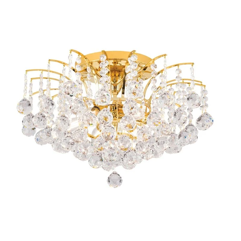 B-Ware ORION Deckenleuchte Lampe LENNARDA 24 Karat vergoldet gold SIEHE TEXT/FOTO392