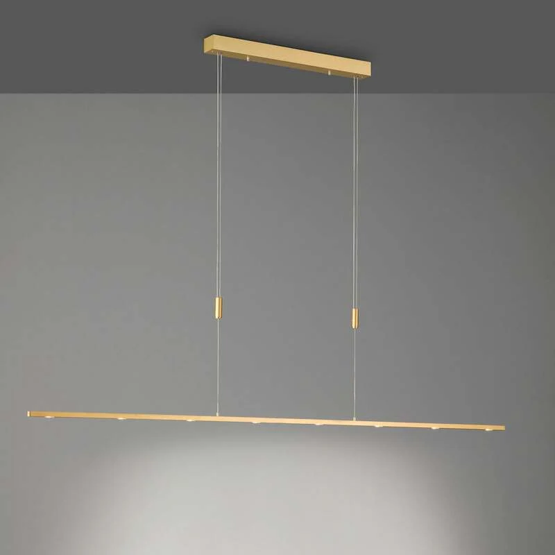 B-Ware Rothfels LED-Pendelleuchte Pendelleuchte Lampe Leuchte Licht IP20 Tolu messing
