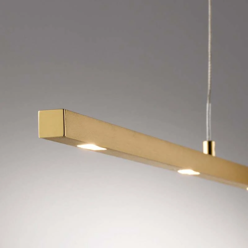 B-Ware Rothfels LED-Pendelleuchte Pendelleuchte Lampe Leuchte Licht IP20 Tolu messing