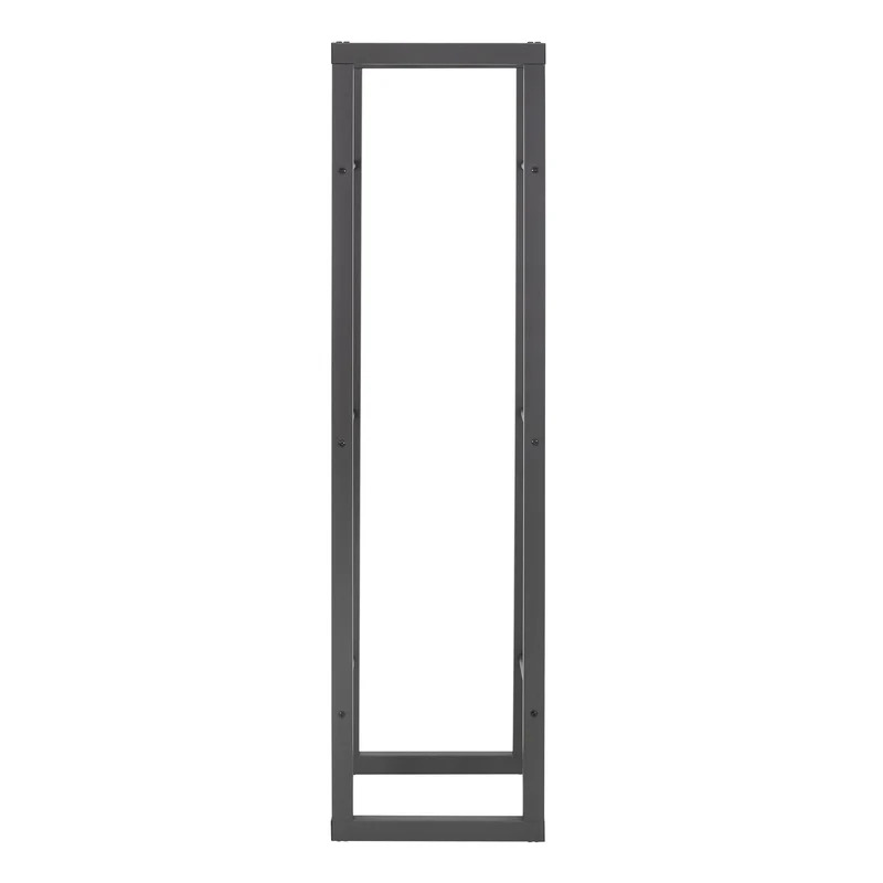 Kaminholzregal 40x150x25 cm Grau aus Metall ML-Design
