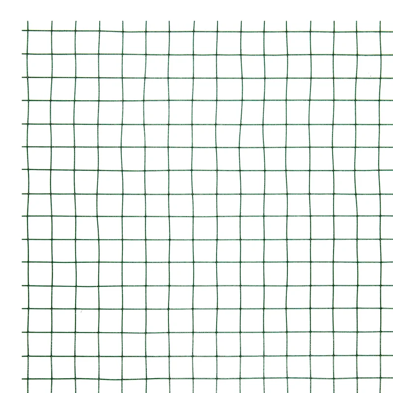 Volierendraht Grün aus verzinktem Stahl 1x10m Drahtstärke 0,7mm Maschenweite 12x12mm