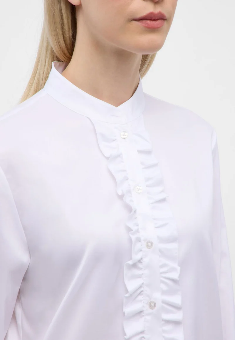 Soft Luxury Shirt Bluse Twill Langarm