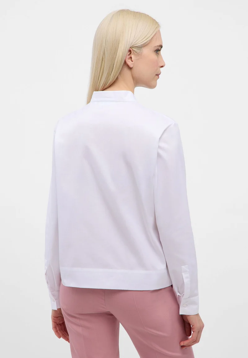 Soft Luxury Shirt Bluse Twill Langarm
