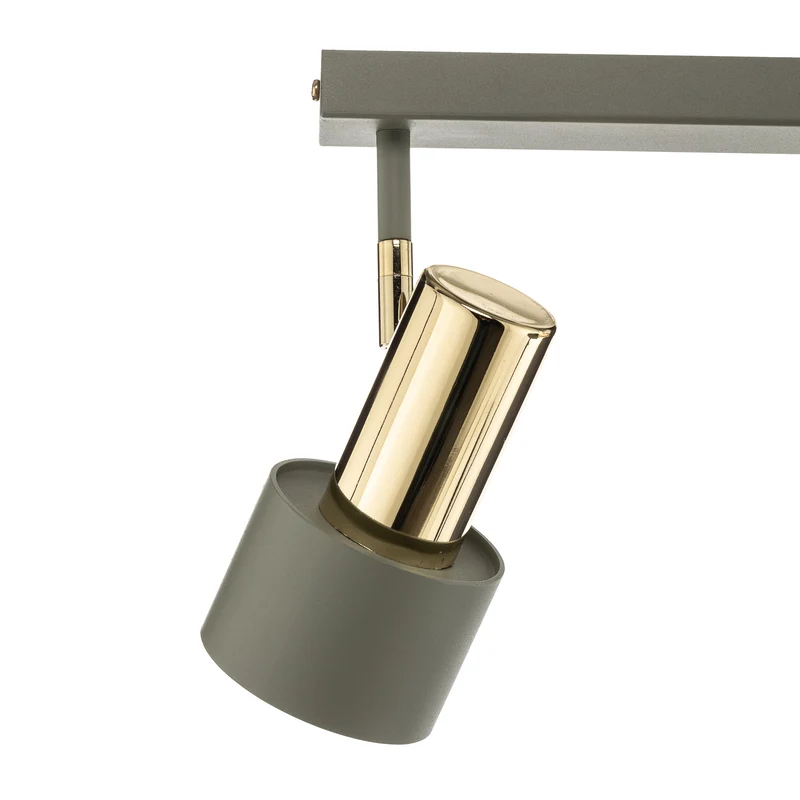 B-Ware Euluna Deckenstrahler Deckenlampe Lampe Leuchte Destin zweiflammig grün/mess218
