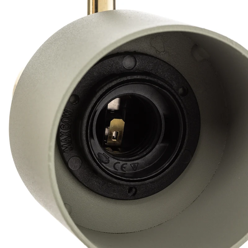 B-Ware Euluna Deckenstrahler Deckenlampe Lampe Leuchte Destin zweiflammig grün/mess218
