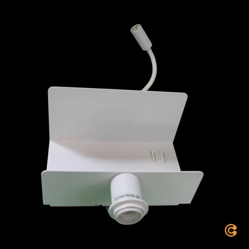 B-Ware Paulmann Merani Wandleuchte Wandleuchte Deko-Wandlicht E27 mit Flexarm Stecker