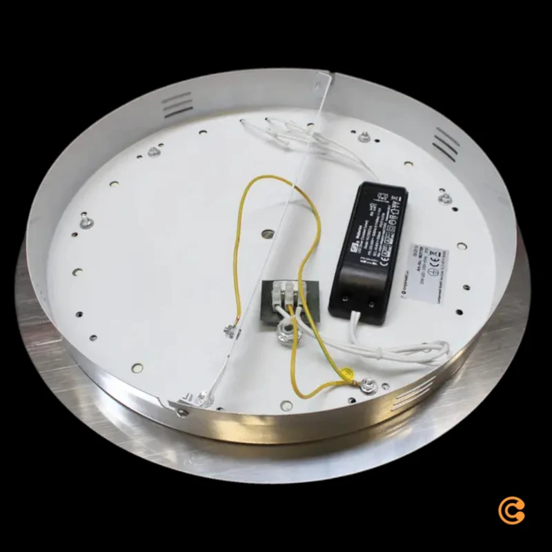 B-Ware Filomena Deckenleuchte Deckenlampe LED Kristalloptik Glassteine Silber Chrom