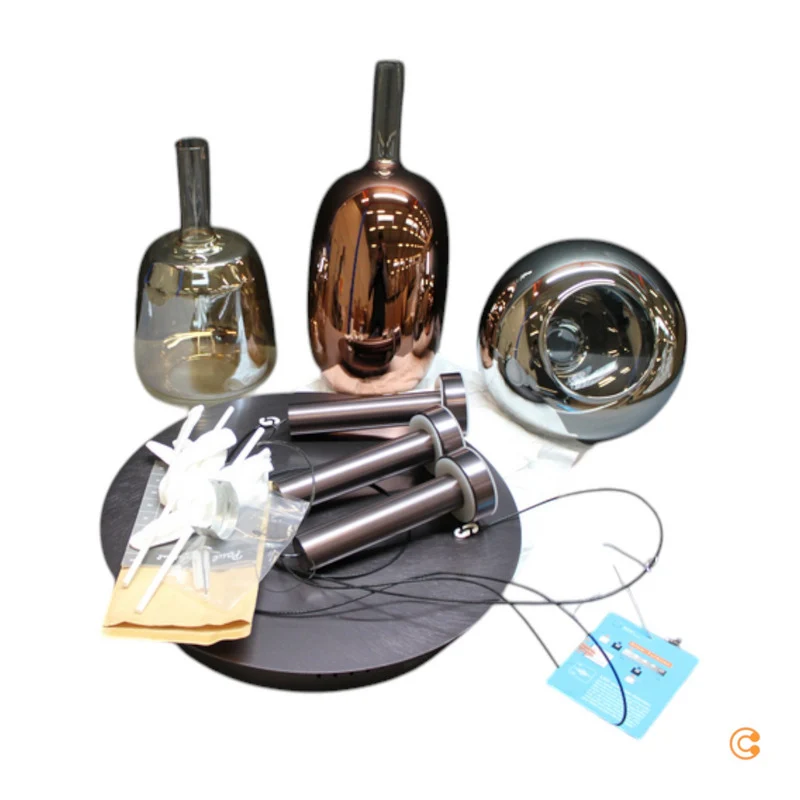 B-Ware Paul Neuhaus LED Pendellampe Hängeleuchte Deckenlampe Leuchte Glas bunt Ø 43 cm