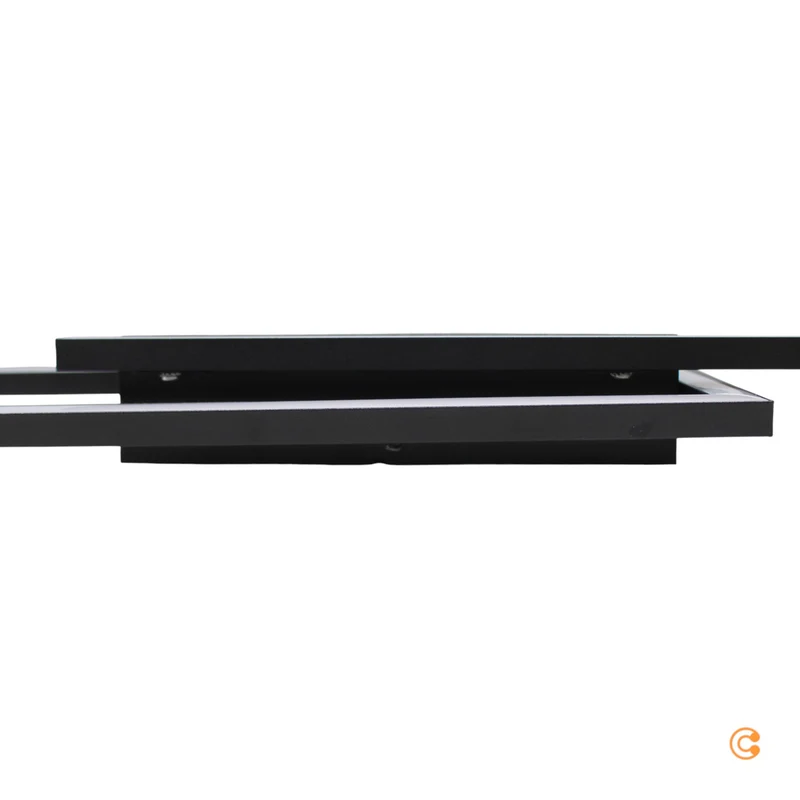 B-Ware JUST LIGHT ASMIN LED Deckenleuchte Deckenlampe Lampe Warmweiß 45W Schwarz Weiß