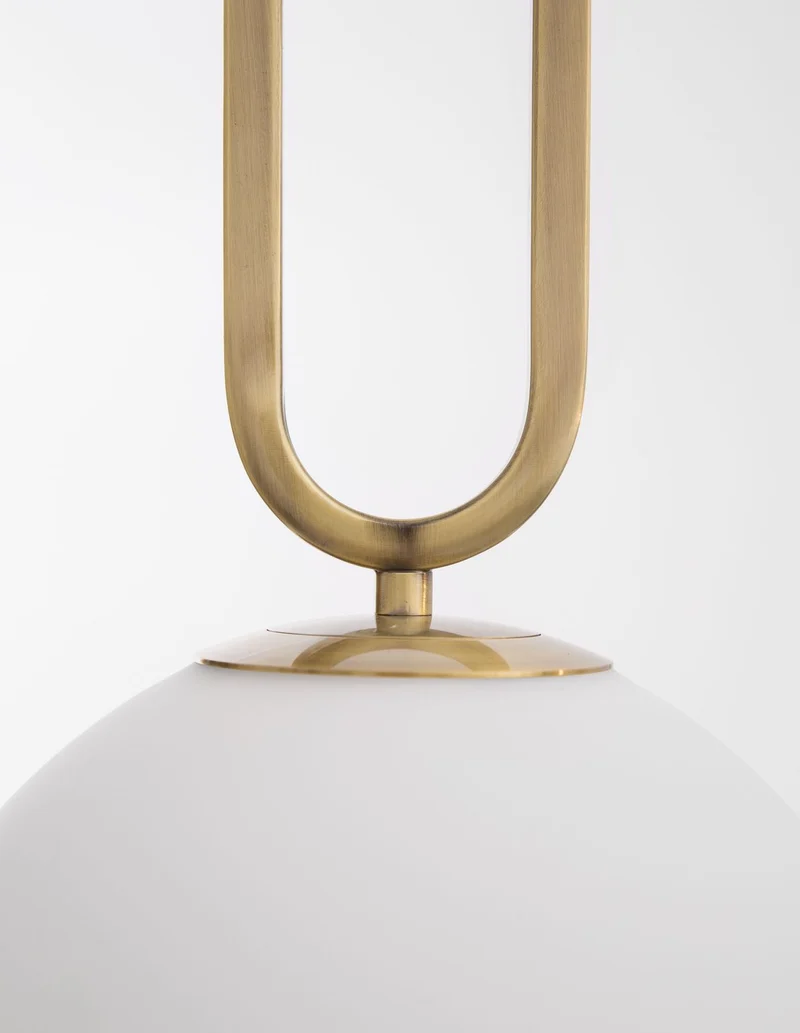 B-Ware Nova Luce Pendelleuchte Hängeleuchte GRUS E27 LED Gold Glas Metall dimmbar Ø25cm