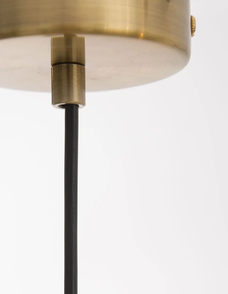 B-Ware Nova Luce Pendelleuchte Hängeleuchte GRUS E27 LED Gold Glas Metall dimmbar Ø25cm