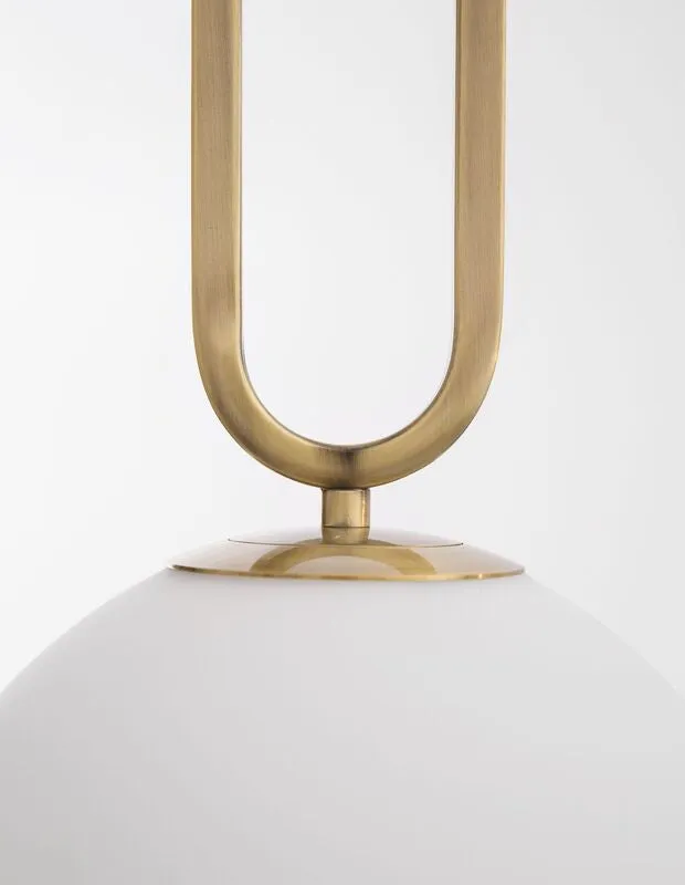 B-Ware Nova Luce Pendelleuchte Hängeleuchte GRUS E27 LED Gold Glas Metall dimmbar Ø25cm