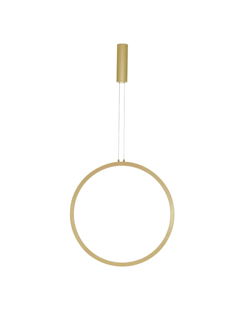 B-Ware Nova Luce Pendelleuchte Hängeleuchte CHANGE LED Messing Warmweiß dimmbar 60 cm