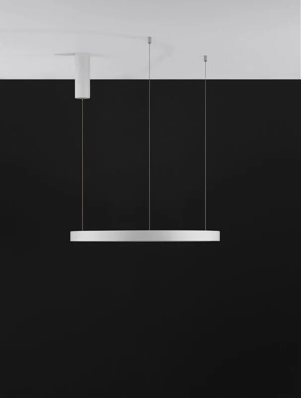 B-Ware Nova Luce Pendelleuchte Hängeleuchte PERRINE LED Weiß Warmweiß dimmbar 40W 60 cm