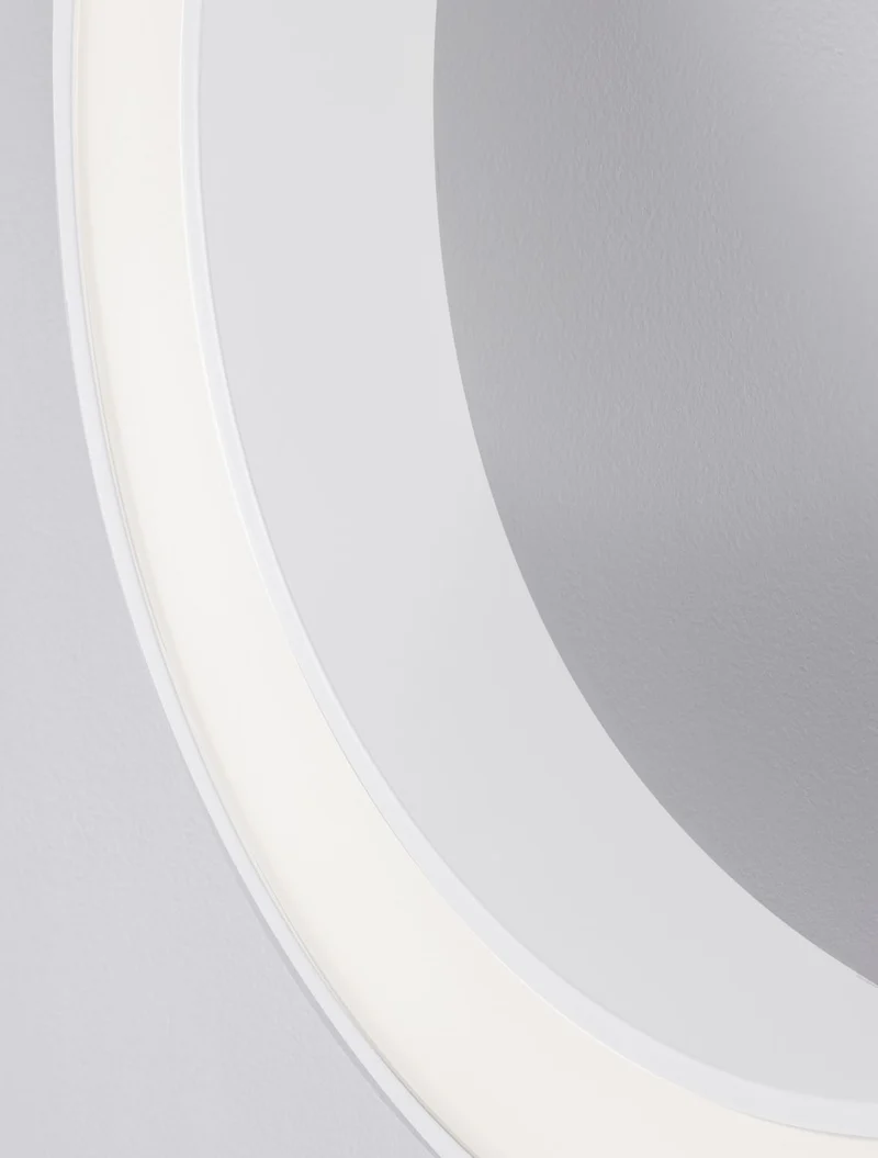 B-Ware Nova Luce Deckenleuchte Deckenlampe MORBIDO LED Weiß dimmbar CCT 60 cm Tuya App