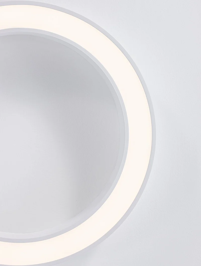 B-Ware Nova Luce Deckenleuchte Deckenlampe MORBIDO LED Weiß dimmbar CCT 60 cm Tuya App
