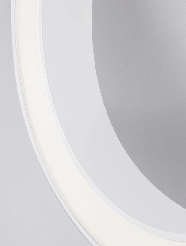 B-Ware Nova Luce Deckenleuchte Deckenlampe MORBIDO LED Weiß dimmbar CCT 60 cm Tuya App