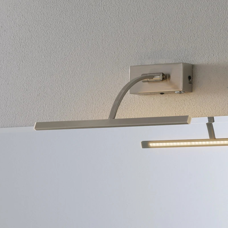 B-Ware Freelight Wandleuchte Wandlampe LED silber Matisse Schalter Dimmer verstellbar