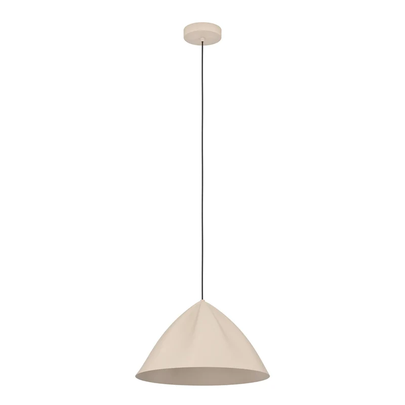 B-Ware EGLO Hängeleuchte Pendelleuchte Podere sandfarben Stahl Ø 42.5 cm E27 dimmbar
