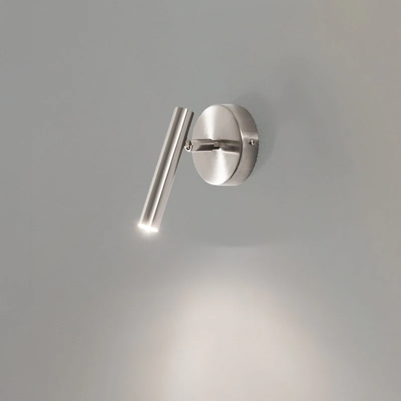 B-Ware Sopel Wandleuchte Lampe silber 1-flammig Stahl G9 Höhe 15 cm