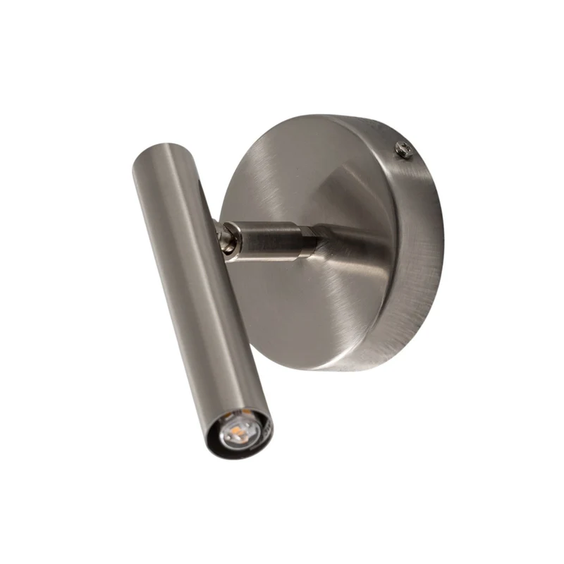 B-Ware Sopel Wandleuchte Lampe silber 1-flammig Stahl G9 Höhe 15 cm