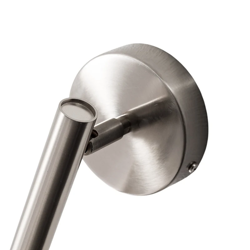 B-Ware Sopel Wandleuchte Lampe silber 1-flammig Stahl G9 Höhe 15 cm
