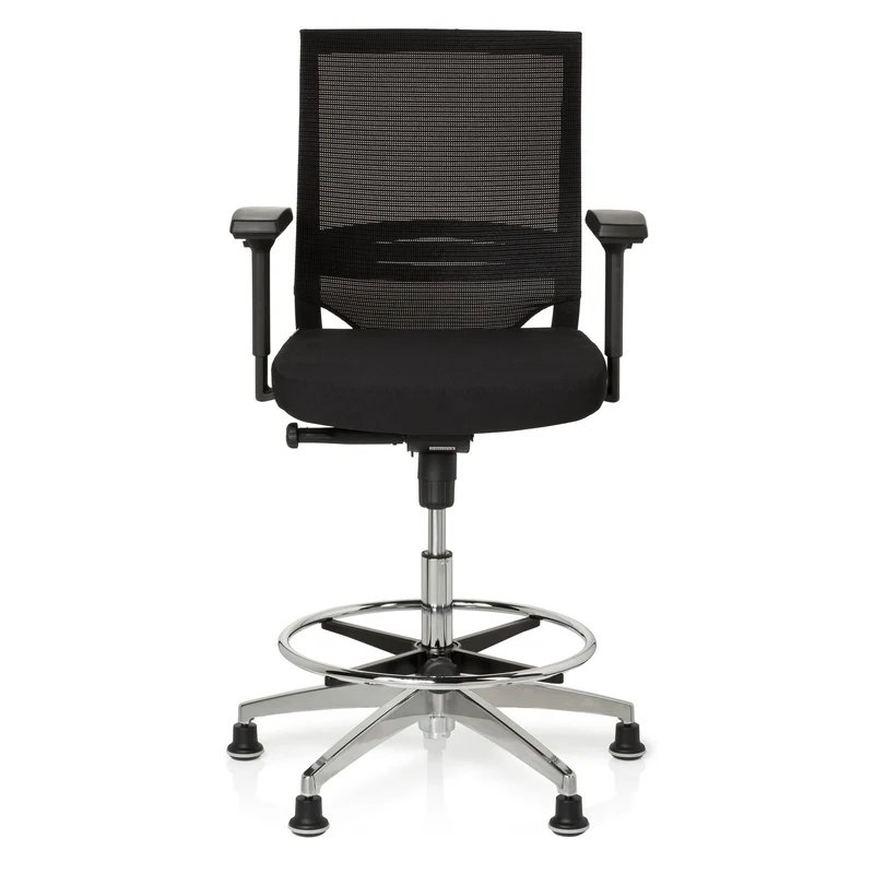 B-Ware hjh OFFICE Counterstuhl Arbeitsstuhl Sitzmöbel Netzstoff höhenverstellbar