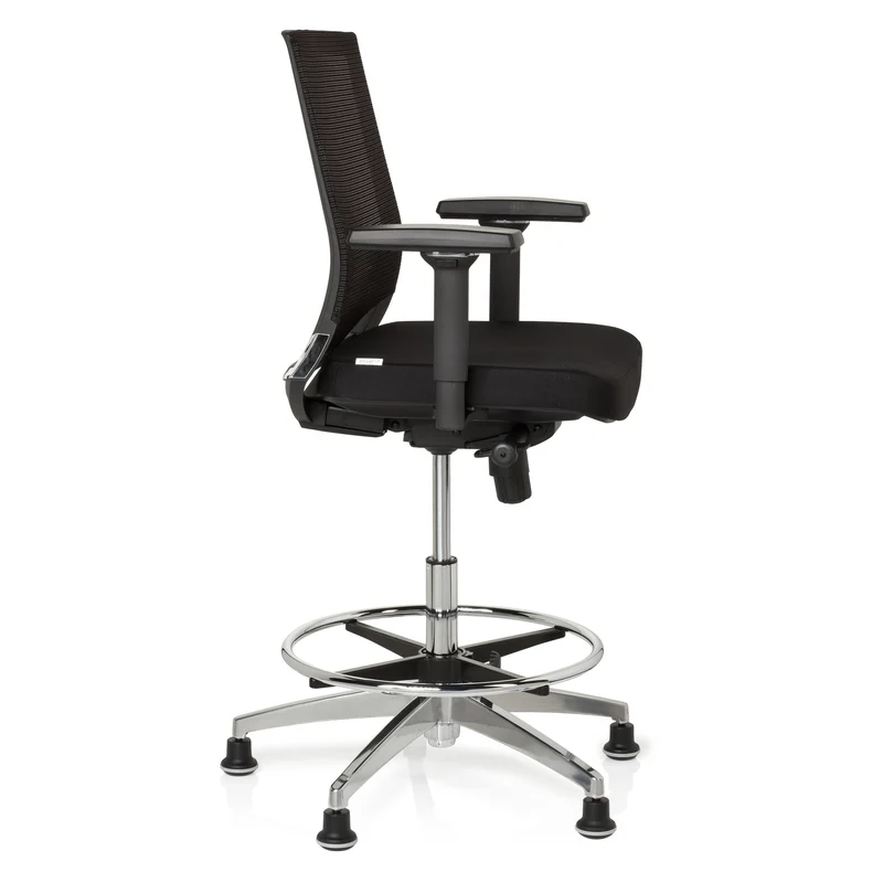 B-Ware hjh OFFICE Counterstuhl Arbeitsstuhl Sitzmöbel Netzstoff höhenverstellbar
