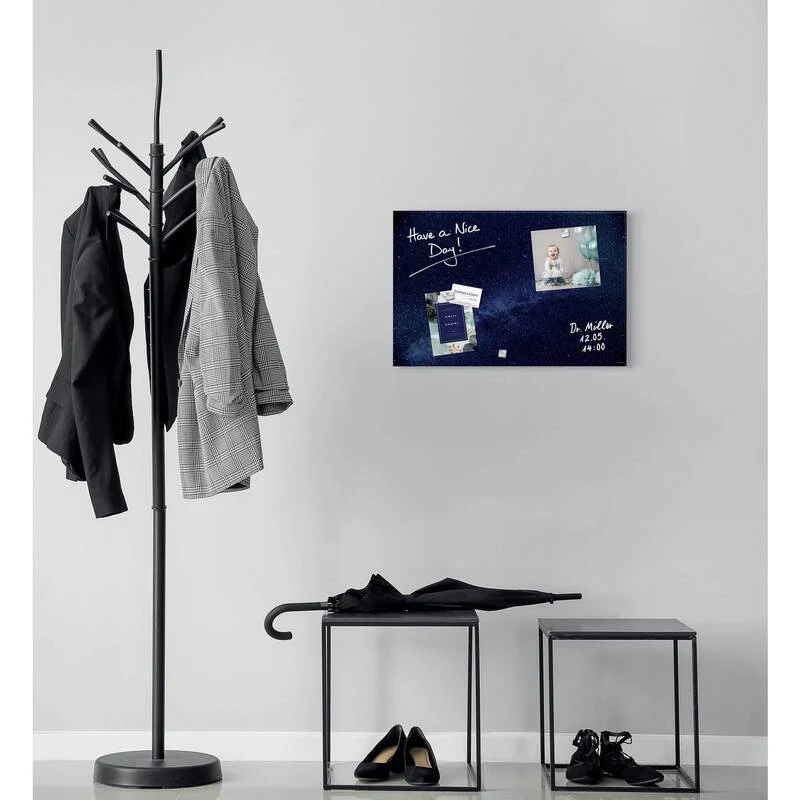 B-Ware Sigel Magnettafel Magnetboard Glasboard Galaxy Blau Befestigungsmaterial Magn186