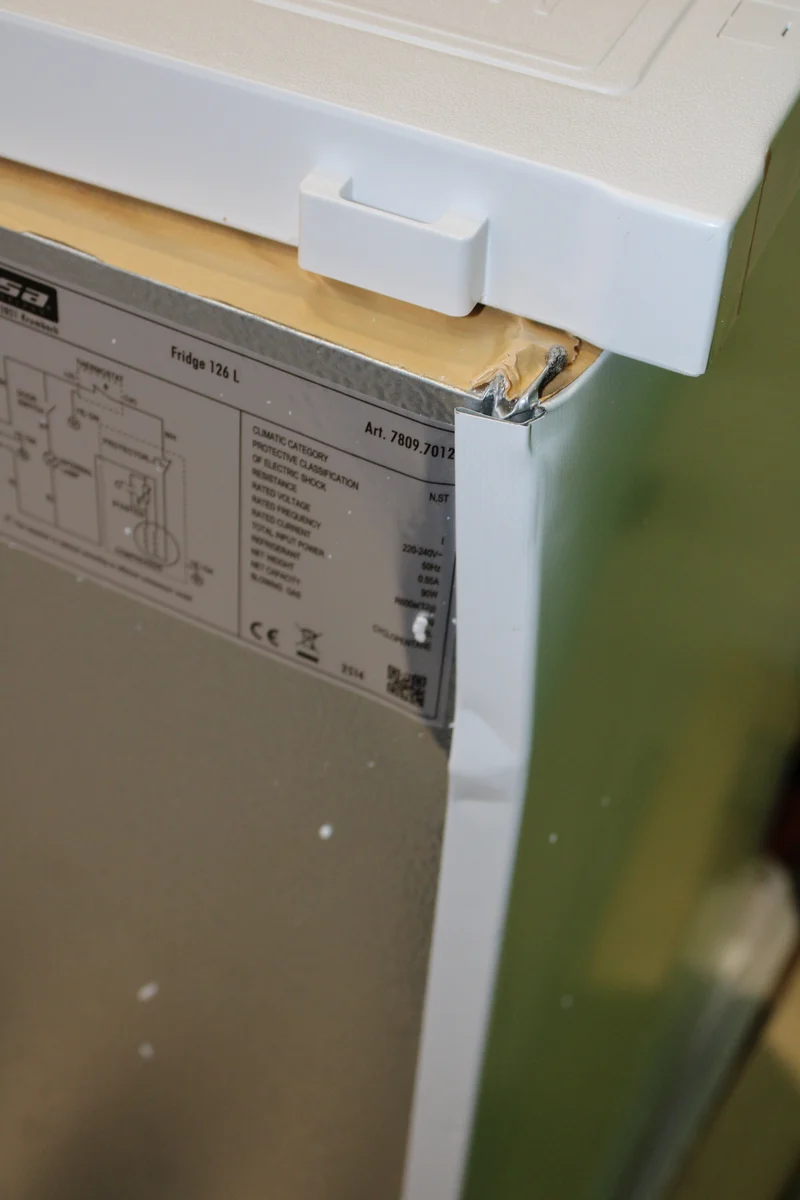 Trisa 7809.7012 Kühlschrank Kühlgerät EEK D 126 l Standgerät SIEHE TEXT/FOTO