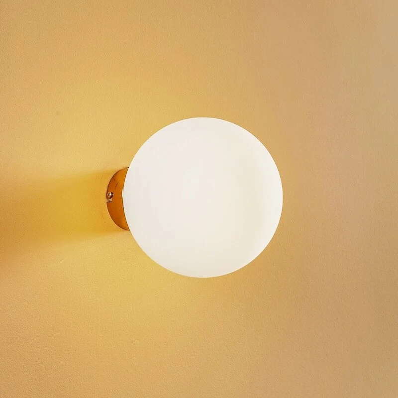 B-Ware Euluna Wandleuchte Dione Wandleuchte Wandlicht Flurleuchte E27 gold SIEHE TEXT