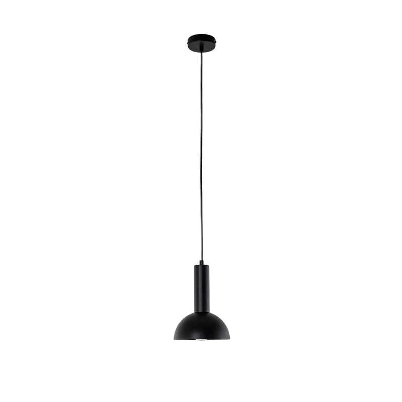 B-Ware Hängeleuchte Vitrum Pendelleuchte Cupola S schwarz Stahl halbrund Ø 19cm E27 LED